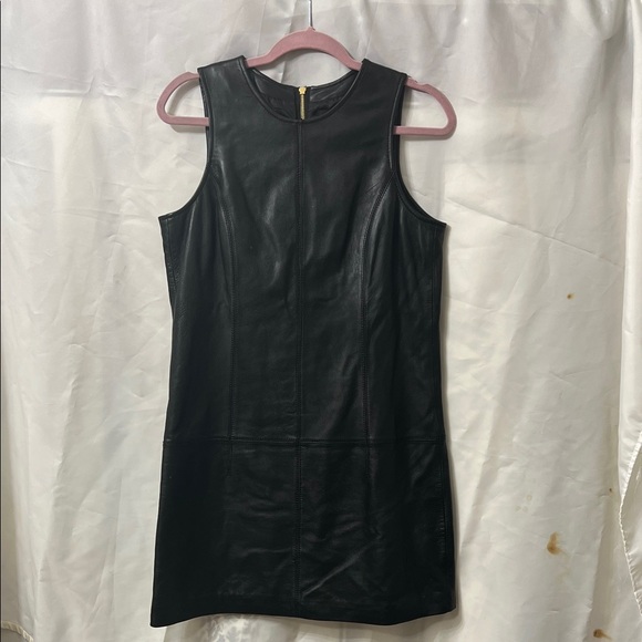 Black Rivet Sleeveless Black Mini Dress - Picture 1 of 2